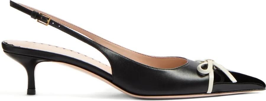 Valentino Garavani 45 mm Bepointy slingback pumps Zwart