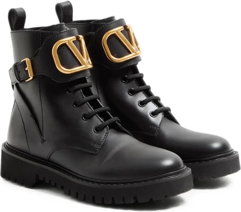Valentino Garavani 45 mm VLogo Signature combat boots Zwart