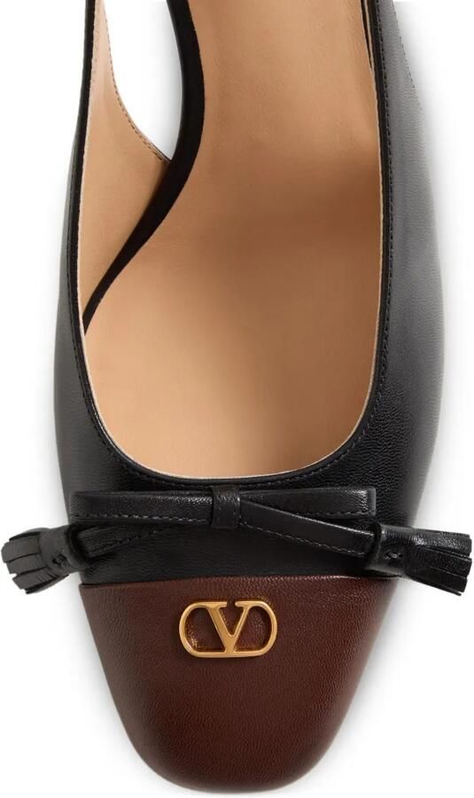 Valentino Garavani 60 mm Valet du Roi slingback pumps Zwart