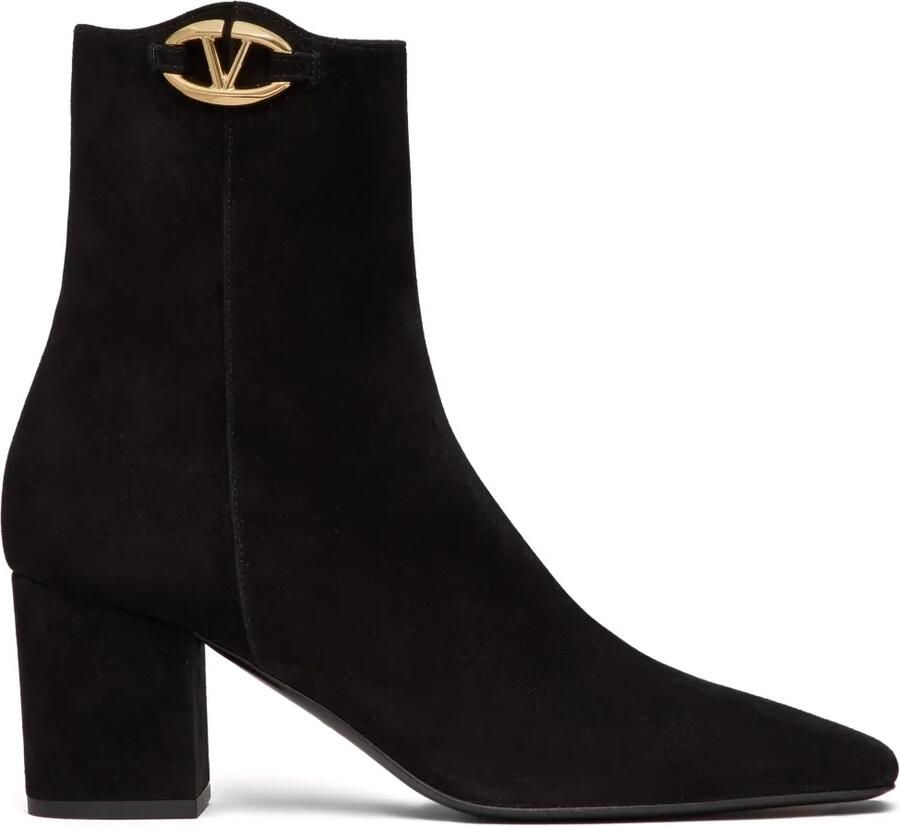 Valentino Garavani 70 mm VLogo The Bold Edition enkellaarzen Zwart