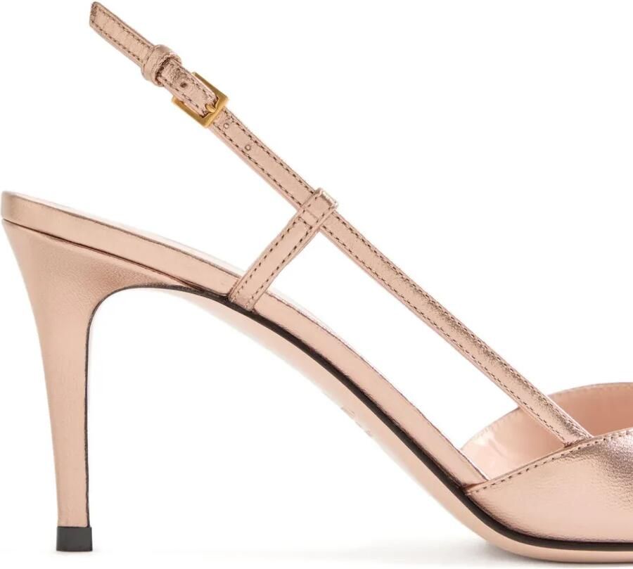 Valentino Garavani 80 mm VLogo Signature slingback pumps Roze - Foto 2