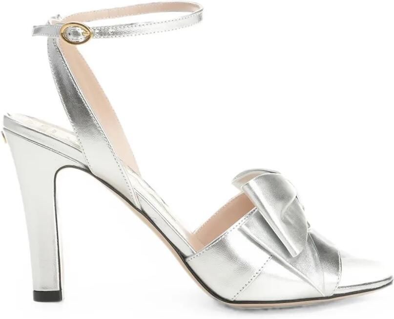 Valentino Garavani 95 mm Bowow sandalen Zilver