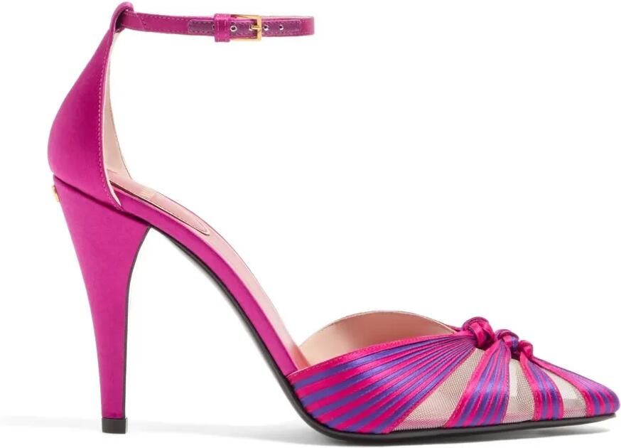 Valentino Garavani Annine satijnen pumps 100 mm Roze