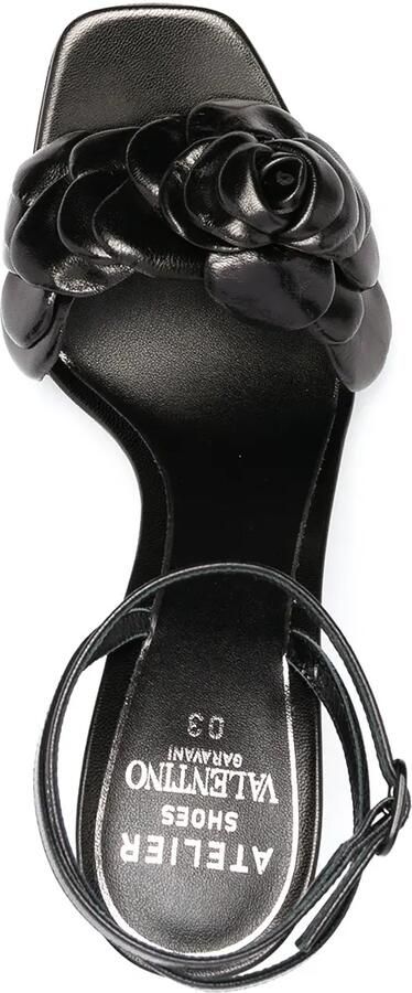 Valentino Garavani Atelier Rose Edition sandalen Zwart - Foto 4