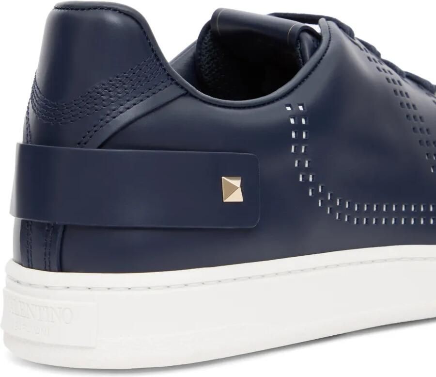 Valentino Garavani Backnet kalfsleren sneakers Blauw - Foto 2