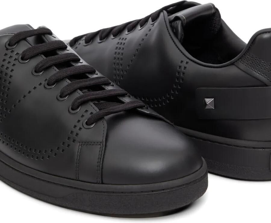 Valentino Garavani Backnet kalfsleren sneakers Zwart - Foto 2