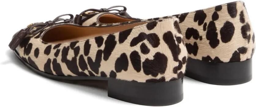Valentino Garavani Ballerina's met luipaardprint Beige - Foto 5