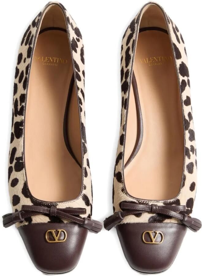 Valentino Garavani Ballerina's met luipaardprint Beige - Foto 2