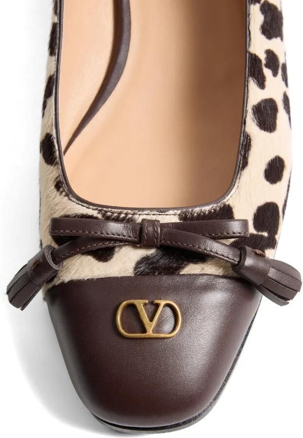 Valentino Garavani Ballerina's met luipaardprint Beige - Foto 3