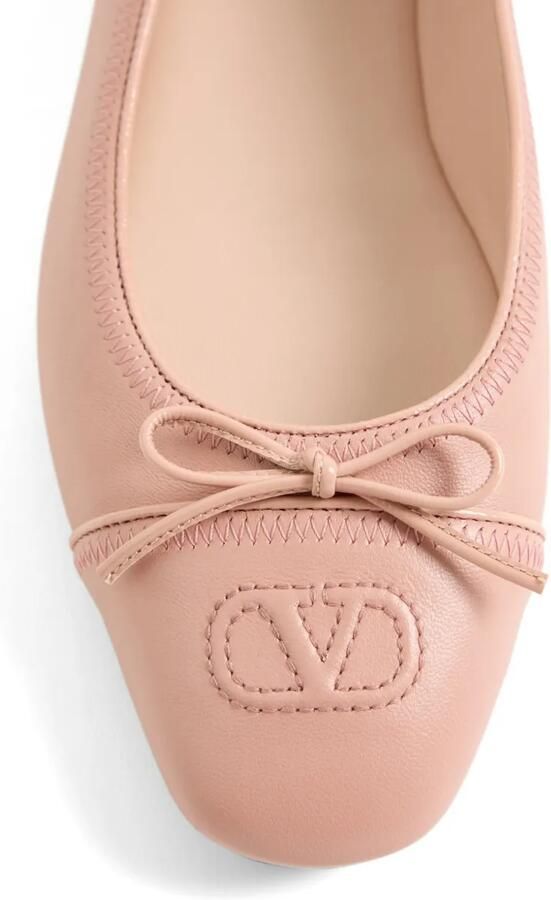Valentino Garavani Ballerina's met VLogo-borduurwerk Roze - Foto 3