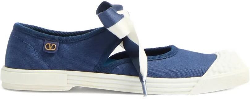Valentino Garavani Bay By Bay ballerina's Blauw