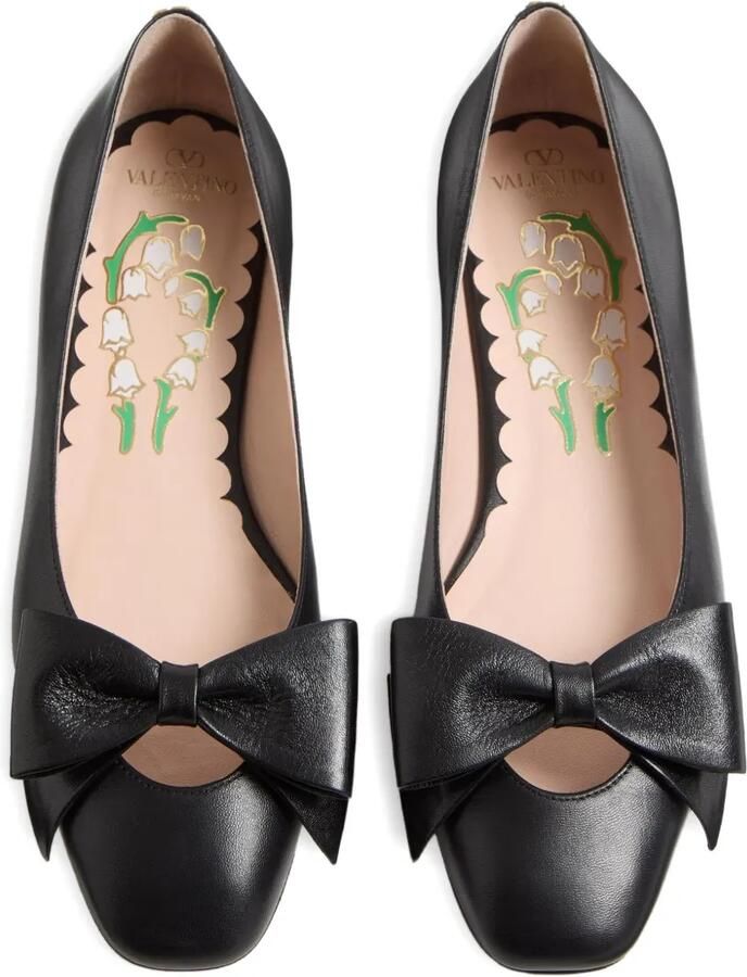 Valentino Garavani Bowow ballerina's Zwart