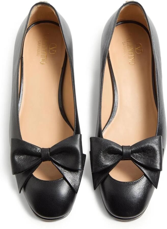 Valentino Garavani Bowow ballerina's Zwart - Foto 3