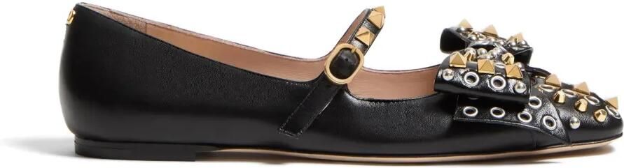 Valentino Garavani Bowow Mary-Jane ballerina's Zwart