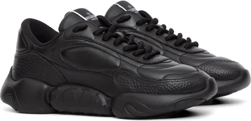 Valentino Garavani Bubbleback nappa leren sneakers Zwart - Foto 4