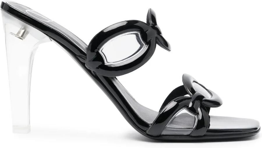 Valentino Garavani Chain 1067 sandalen Zwart