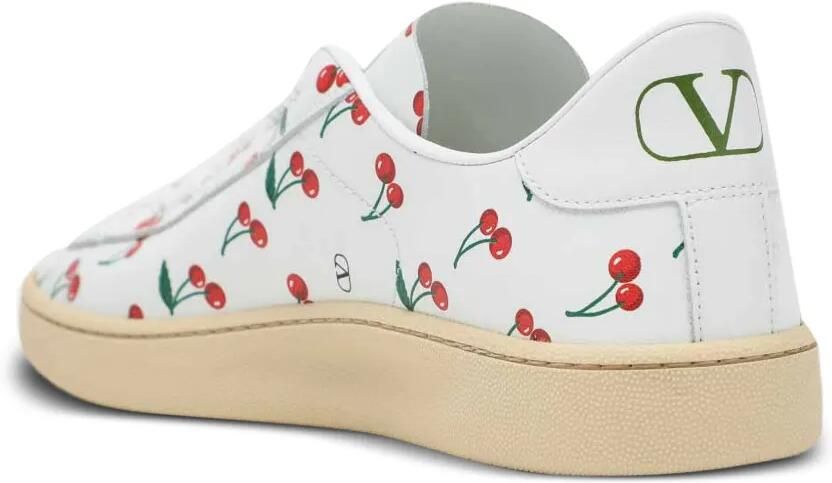 Valentino Garavani Royco sneakers met kersen-patroon Wit - Foto 3