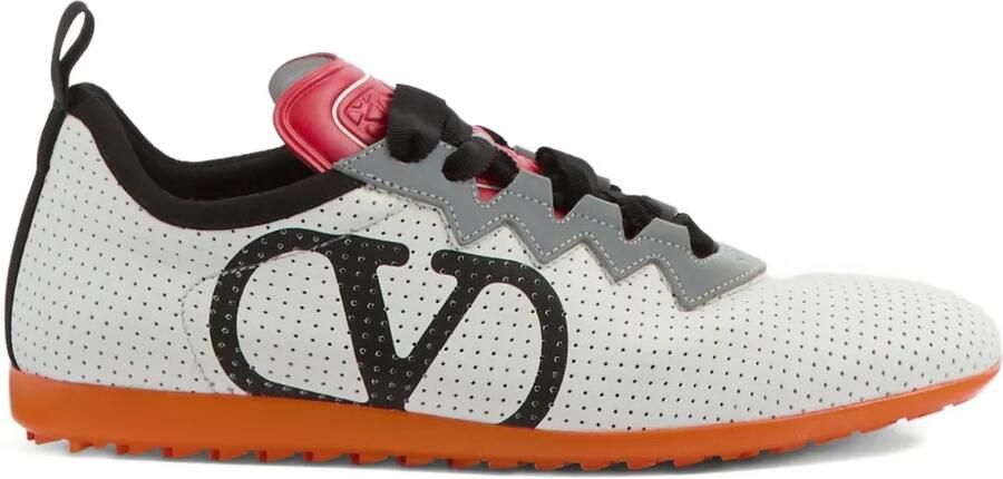 Valentino Garavani Chromathon geperforeerde sneakers Wit