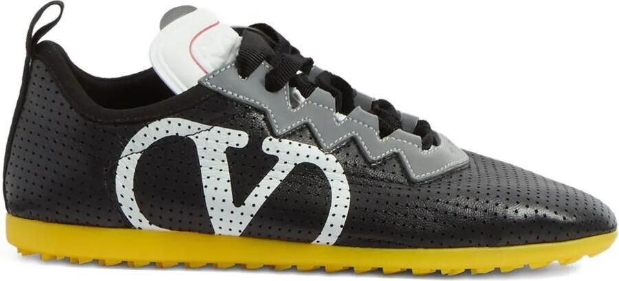 Valentino Garavani Chromathon geperforeerde sneakers Zwart