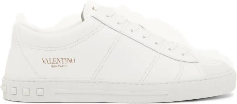 Valentino Garavani Cityplanet kalfsleren sneakers Wit