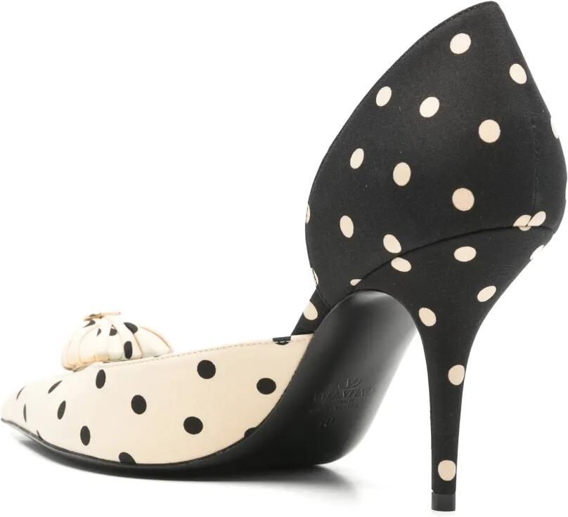 Valentino Garavani Coeur Royal d'Orsay pumps met stippen Beige - Foto 2
