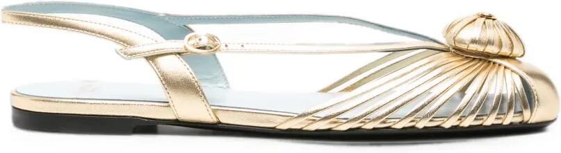 Valentino Garavani Coeur Royal pumps Goud