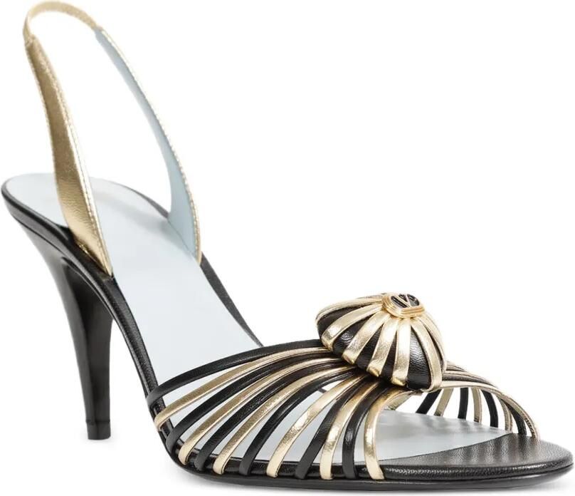Valentino Garavani Coeur Royal sandalen met kooiconstructie Zwart - Foto 2