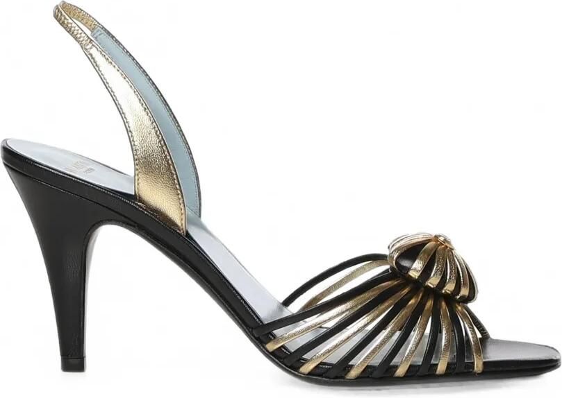 Valentino Garavani Coeur Royal sandalen Zwart