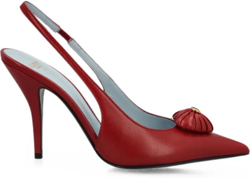 Valentino Garavani Coeur Royal slingback pumps Rood