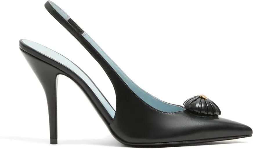 Valentino Garavani Coeur Royal slingback pumps Zwart