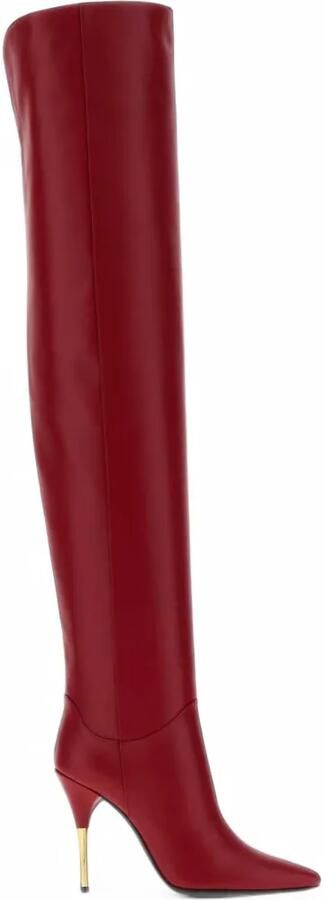 Valentino Garavani Deboot over-the-knee boots Rood