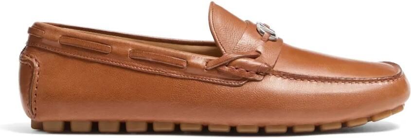 Valentino Garavani Fastaway buffelloafers Bruin
