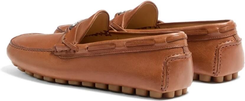 Valentino Garavani Fastaway buffelloafers Bruin - Foto 5
