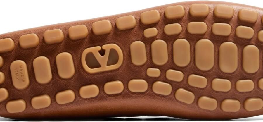 Valentino Garavani Fastaway buffelloafers Bruin - Foto 3