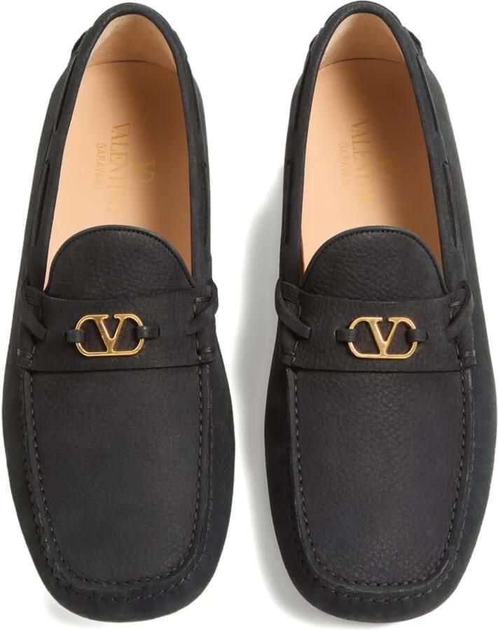 Valentino Garavani Driver Fastaway loafers Zwart