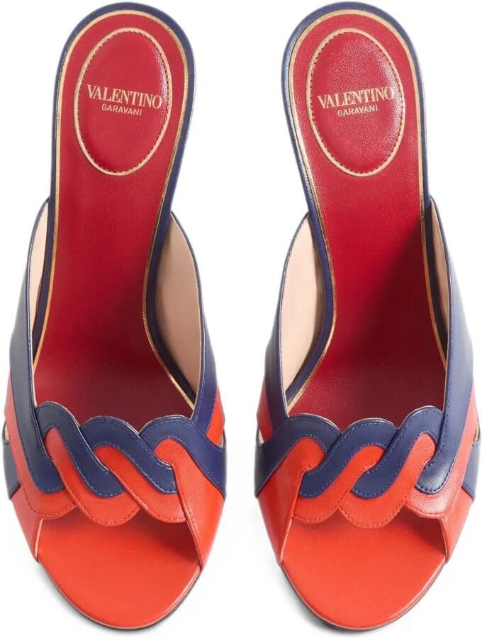 Valentino Garavani Éoline woven leather sandals Blauw - Foto 2