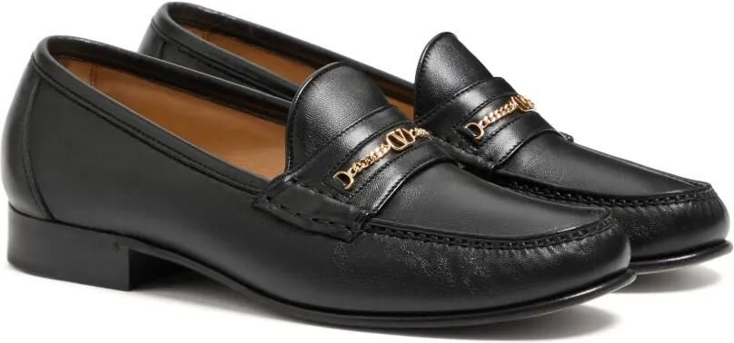 Valentino Garavani Étudiant nappa loafers Zwart