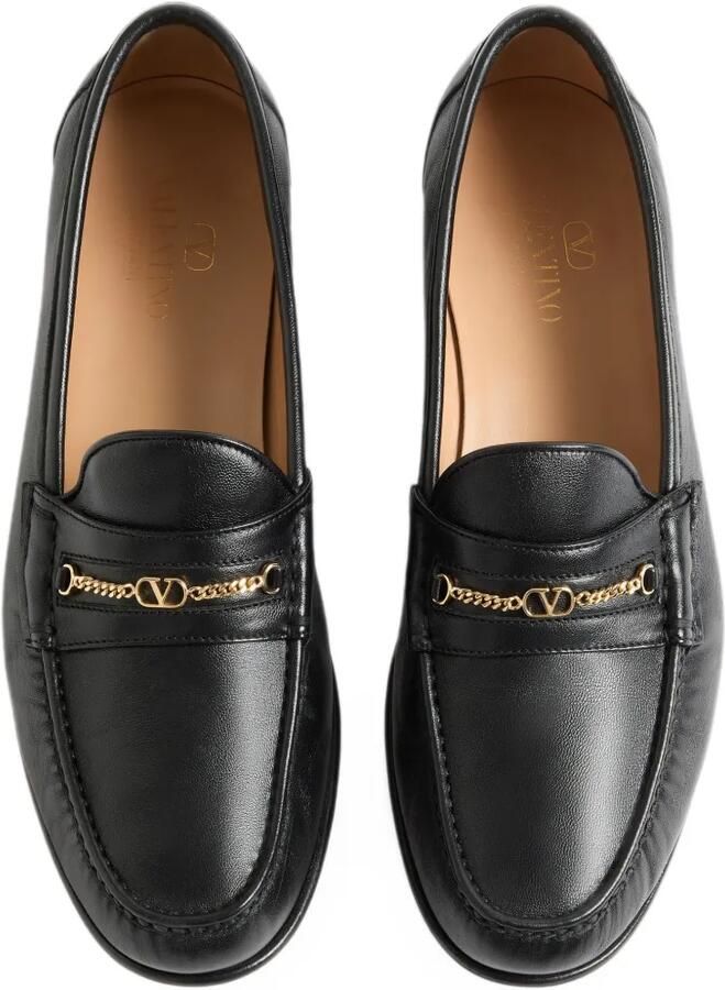 Valentino Garavani Étudiant nappa loafers Zwart - Foto 2