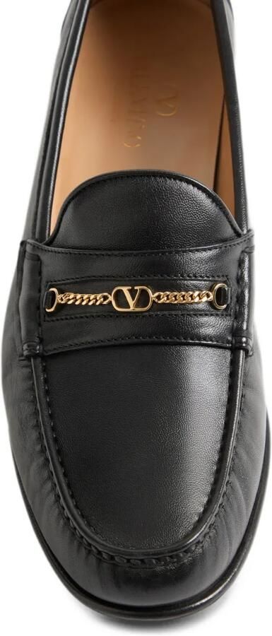 Valentino Garavani Étudiant nappa loafers Zwart - Foto 3