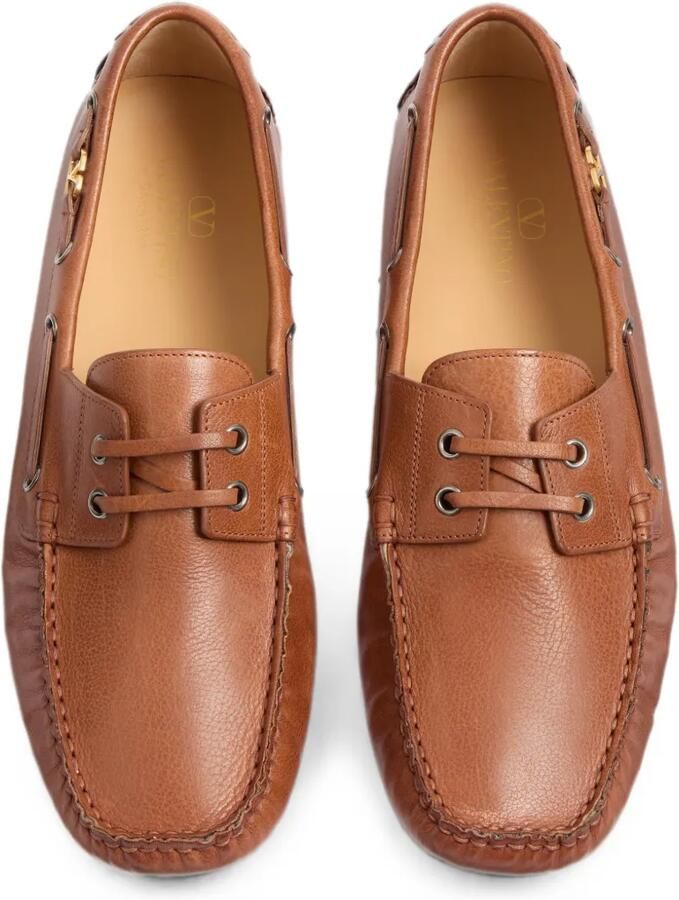 Valentino Garavani Fastaway Driver loafers Bruin - Foto 2