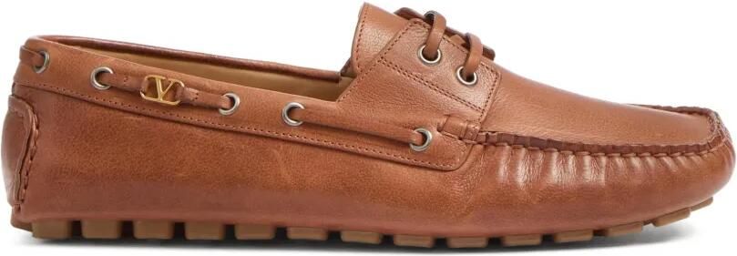 Valentino Garavani Fastaway Driver loafers Bruin - Foto 4