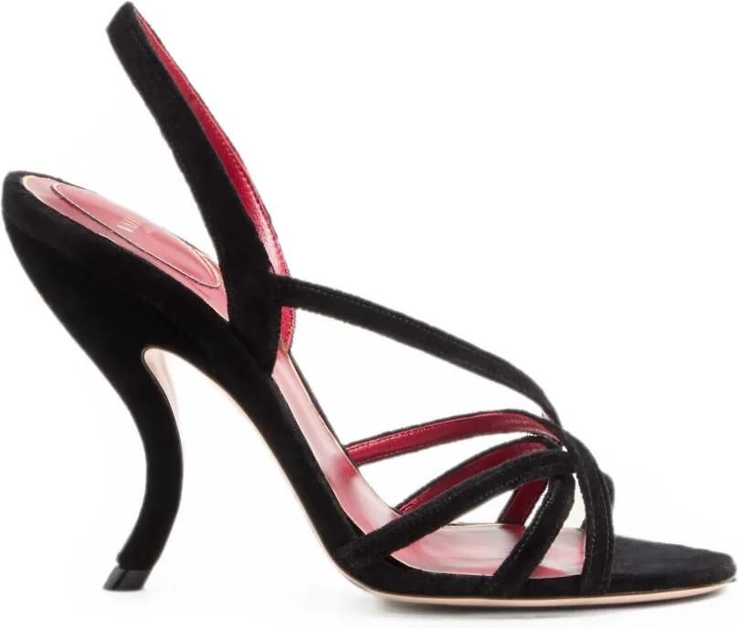 Valentino Garavani VLogo Signature sandalen Zwart