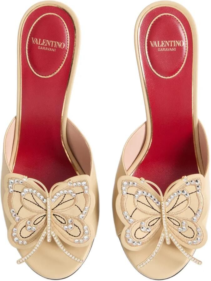 Valentino Garavani Flutterby sandalen met vlinderdetail 105 mm Beige - Foto 2