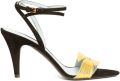 Valentino Garavani Foliefoliage suède sandalen Goud - Goud