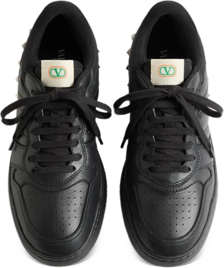 Valentino Garavani Freedots sneakers in kidskin and nappa calfskin with stud detail Zwart - Foto 2
