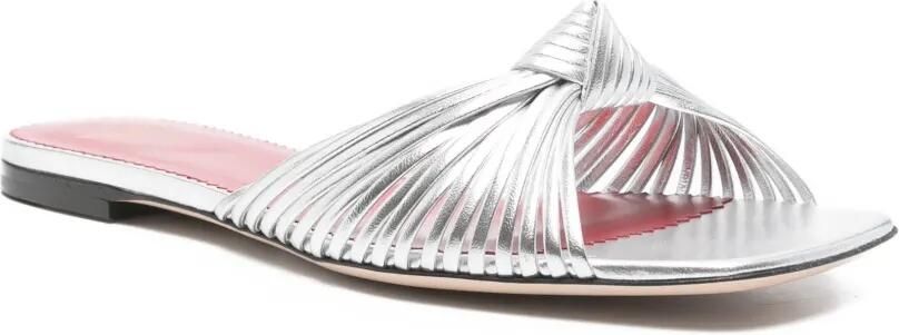 Valentino Garavani Geknoopte sandalen Zilver