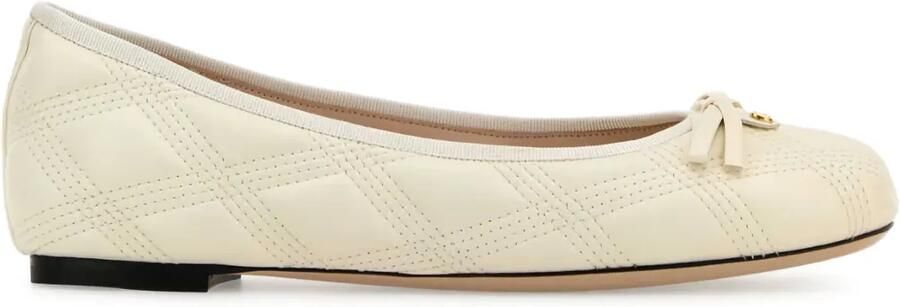 Valentino Garavani Gewatteerde ballerina's met strik-detail Wit