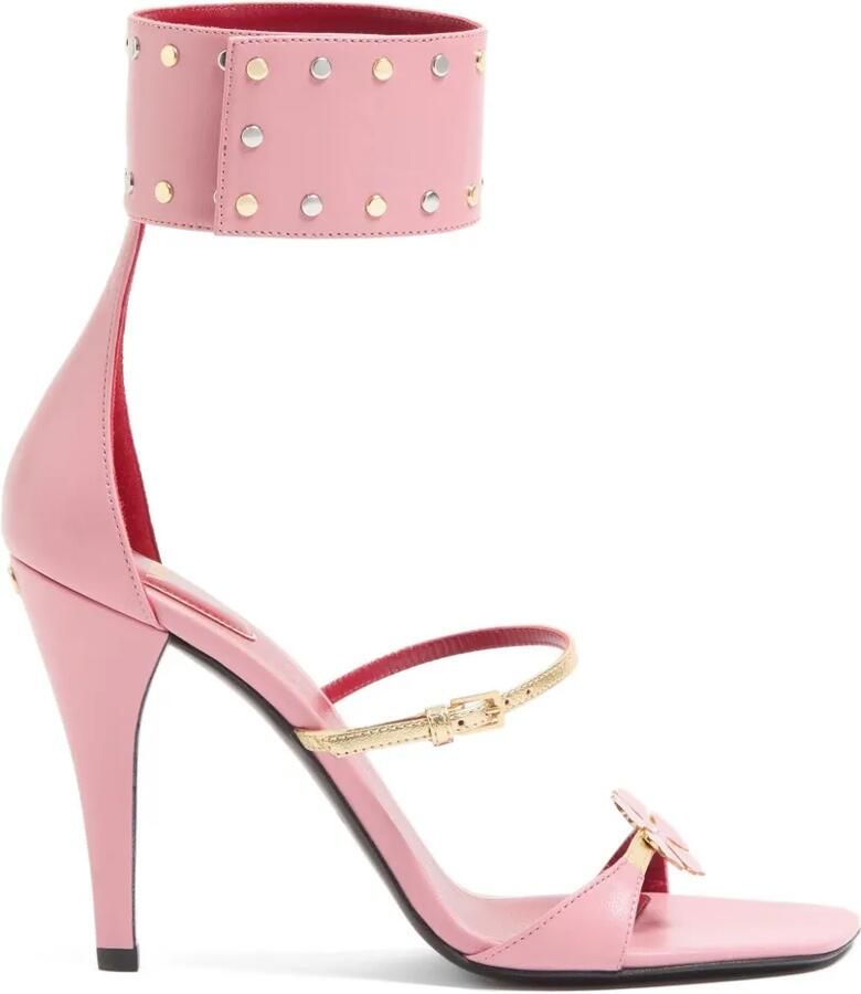 Valentino Garavani Kidskin Cuffie sandalen Roze