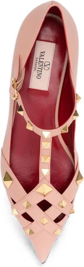 Valentino Garavani Leren ballerina's Roze - Foto 4