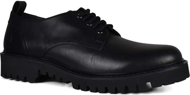 Valentino Garavani Leren loafers met stiksels Zwart - Foto 3